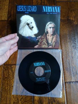 Nirvana /jesus Lizard Split 7 " 1993 Touch And Go Records Rare Nirvana Song Exc