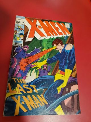 X - Men 59 (1969) The Last X - Man Neal Adams Art Fantastic Art Very Stylized