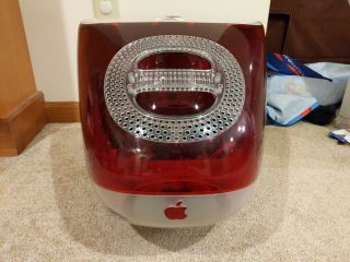 RARE Apple iMac M5521 Vintage Computer RED G3 450 DV 3