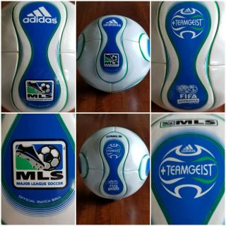Adidas Mls Teamgeist 2006 Official Match Ball Soccer Does Not Hold Air Rare Vtg