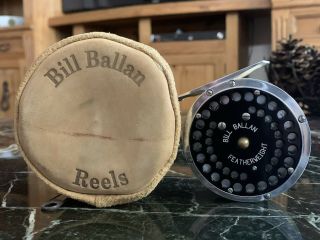 Bill Ballan Rare Vintage Featherweight Fly Fishing Reel And Case