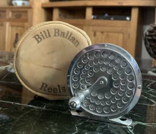 Bill Ballan Rare Vintage Featherweight Fly Fishing Reel and Case 2