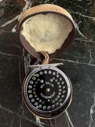 Bill Ballan Rare Vintage Featherweight Fly Fishing Reel and Case 6
