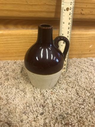 Antique Stoneware Whiskey Jug Crock Compliments Of Tony Nelson Middleton Wi 3