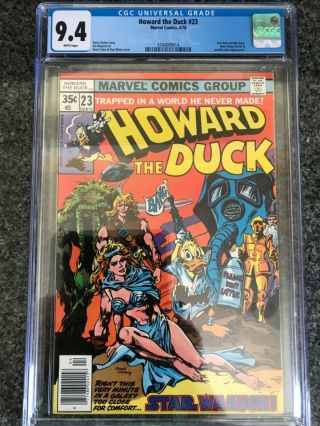 Howard The Duck Issue 23 Cgc 9.  4 Wp 1978 Marvel Comics