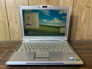 Dell Xps M1210 Vintage Xp Pro Sp3 Gaming Laptop Intel 1.  66ghz 1gb 250gb Webcam
