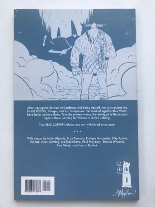 HEAD LOPPER 2 The Wolves of Barra / The second part of The Island VF/NM 2014 2