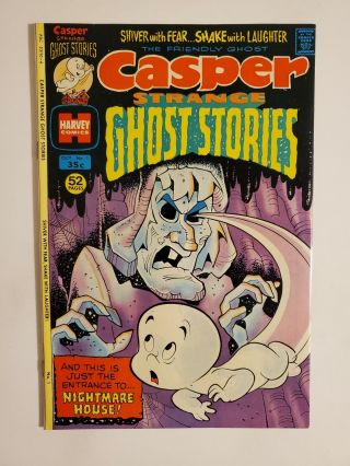 Casper Strange Ghost Stories 1 (nm - 9.  2) 1974 Harvey Comics Friendly Ghost