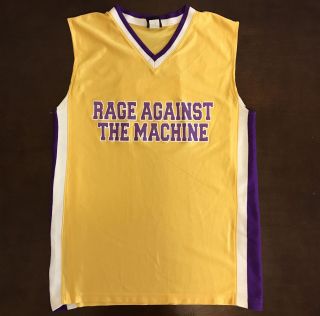 Rare Vintage Rage Against The Machine Battle Of La Basketball Jersey