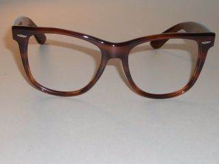 Vintage B&l Ray Ban L1725 Shiny Tort Wayfarer Ii Sunglasses/eyeglass Frames Only