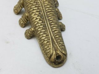 Cast Iron Bug Beetle Insect Boot Jack Shoe Pull Remover Door Stop Brass Colored 3