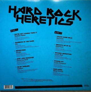Hard Rock Heretics - The Best of LP Coloured Vinyl 2018 Faster Pussycat/Dio 2