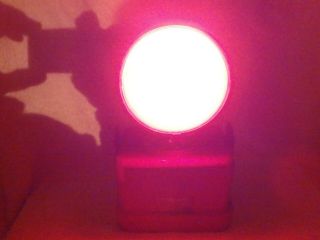 Neo - Flasher Vintage Neon Railroad End - Of - Train Barricade Warning Signal Light