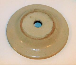 Antique Stoneware Pottery Butter Churn Crock Lid