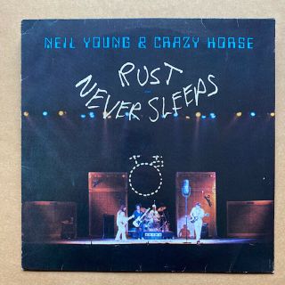Neil Young Rust Never Sleeps Lp 1979 With Inner Sleeve - Light Surface Marks On