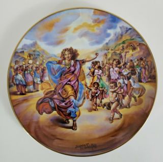 Miriams Song Of Thanksgiving Yiannis Koutsis The Promised Land Collector Plates