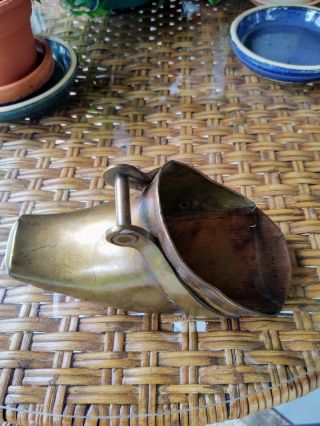 Antique Old Vintage Spanish Conquistador Brass Stirrup