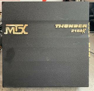 Old School Mtx Thunder 2150x 2 Channel Amplifier,  Rare,  Amp,  Usa,  Vintage