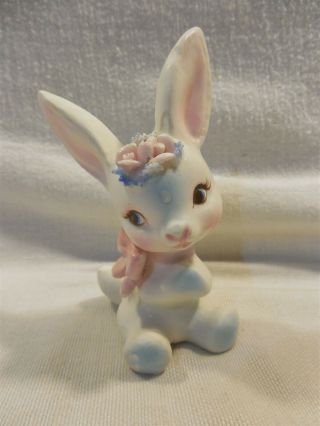 Vintage Lefton Japan Ceramic Easter Bunny Rabbit Figurine 2008