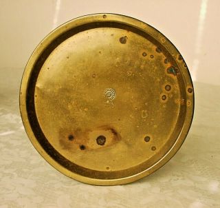 Small Antique Brass Imperial Russian Samovar Tray C.  1900