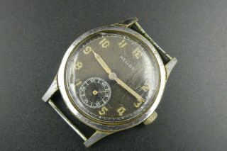 Vintage Helios Ww2 Wwii German Military Gents Mechanical Watch – Spares/repairs