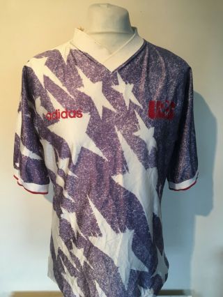 Vintage Rare Usa 1994 Away Football Shirt Medium Mens Adidas United States