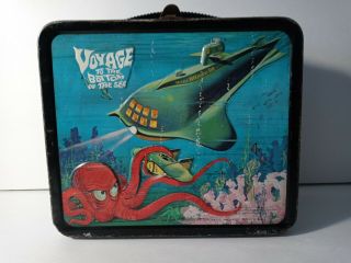 1967 Vintage Voyage To The Bottom Of The Sea Lunchbox