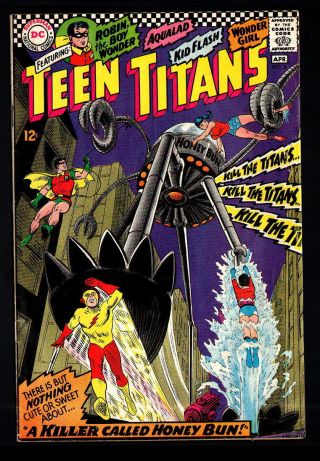 Teen Titans 8 Vf,  (april 1967) Dc Silver Age Comic