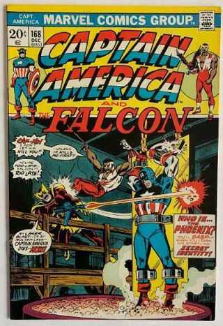 (1973) Captain America 168 1st Appearance Of Helmut Zemo