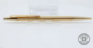 Vintage Montblanc Noblesse Gold Plated Ballpoint Pen Push Button Mechanism
