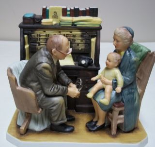Vintage Norman Rockwell First Annual Visit Figurine 1980