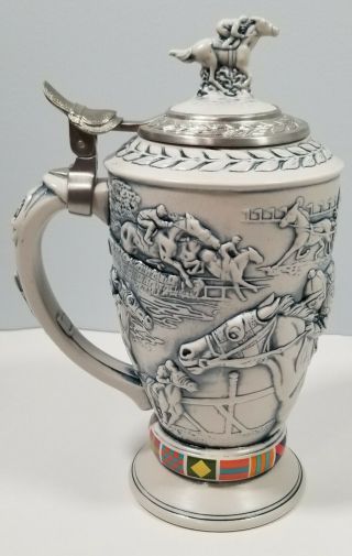 Avon Winners Circle Beer Stein Collectibles 1992 Horse Racing Vintage 148695