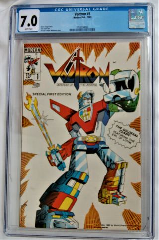 Voltron 1 Defender Of The Universe Special First Edition The Colossal Clash