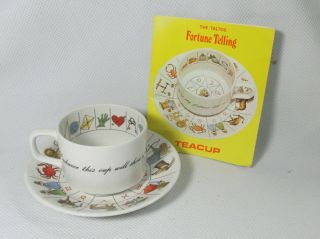 Vintage Taltos Fortune Telling Booklet & Teacup & Saucer Jon Anton England