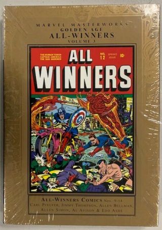Marvel Masterworks Golden Age All - Winners Vol.  3