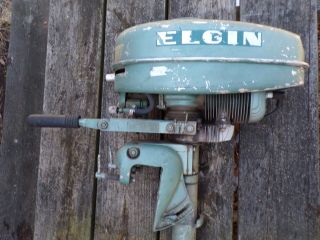 Vintage / Antique Elgin Outboard Boat Motor Sears