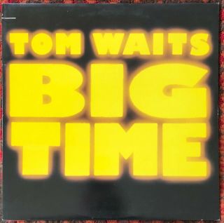 Tom Waits 12 " Lp Vinyl Big Time 1988 Island Rain Dogs Little Feat