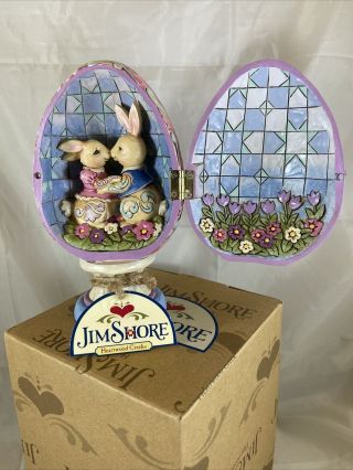 Jim Shore Heartwood Creek Some Bunny Loves You Bunny Rabbit Figurine 2016