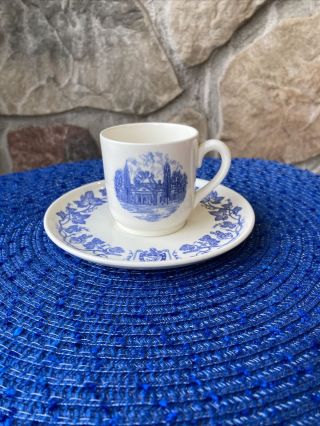 Monticello Home Of Thomas Jefferson Tea Cup And Saucer,  Made In England