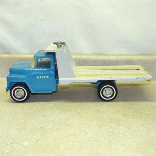 Vintage Ertl Loadstar Flat / Tilt Bed Truck Cast Toy Vehicle,