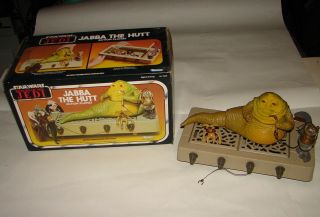 Star Wars Vintage Kenner Rotj Jabba The Hutt Playset W Box 1983 80 