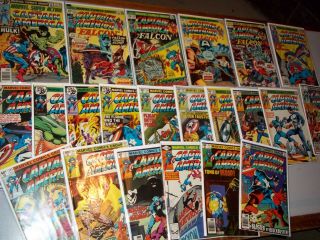 Vintage Marvel Comic Books,  Captain America.