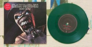 Iron Maiden 7 " W Ps Wildest Dream / Pass The Jam 2003 Colored Vinyl M - /m -