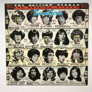 The Rolling Stones Lp Some Girls 1st Pressing Vinyl
