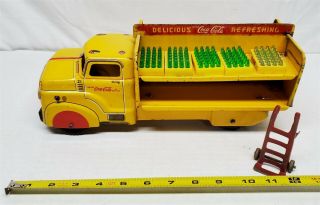 B3 Vintage Marx Tin Litho Coca Cola Delivery Truck In Shape