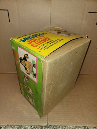 Vintage Japan Musical Jolly Chimp Toy Story Monkey Box 3
