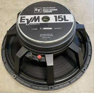 Vintage Evm 15l Series Ii 8 Ohm Speaker Electro - Voice