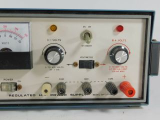 Heathkit SP - 2717A Vintage 6L6GC Tube Regulated Power Supply (powers up) 2