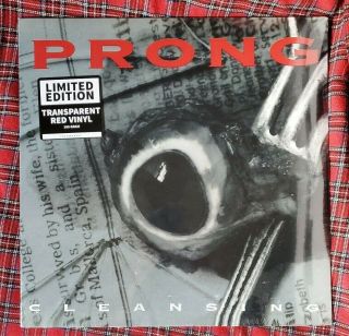 Cleansing Lp By Prong Transparent Red Vinyl Limited Edition 2018