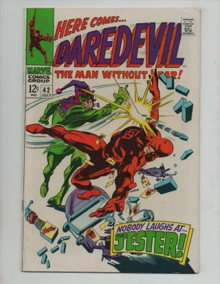 Daredevil 42 Vf 8.  0 " The Jester "